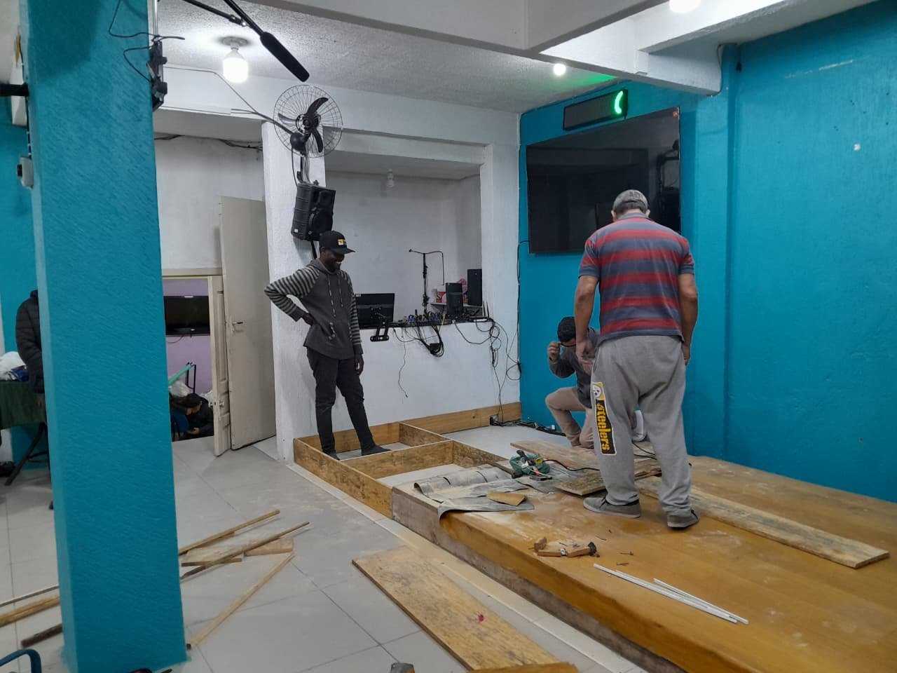 REFORMA PARA A INAUGURAÇÃO